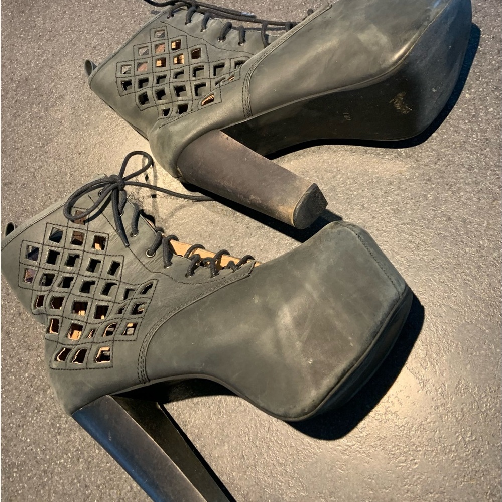 Jeffrey Campbell leather Boots